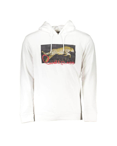 Crisp White Cotton Sweater - Cavalli Class