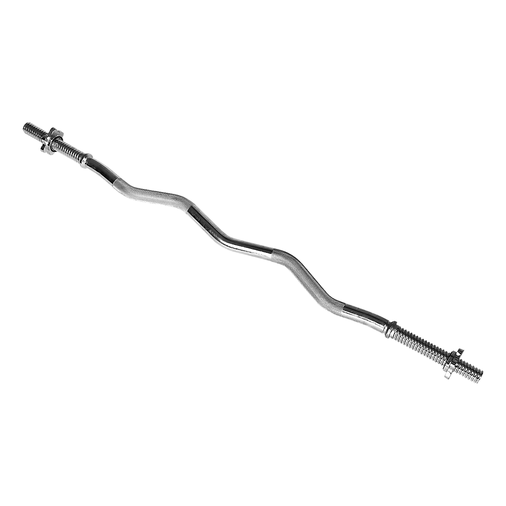 Curl Bar Barbell Heavy Duty EZ with Spinlock Collars