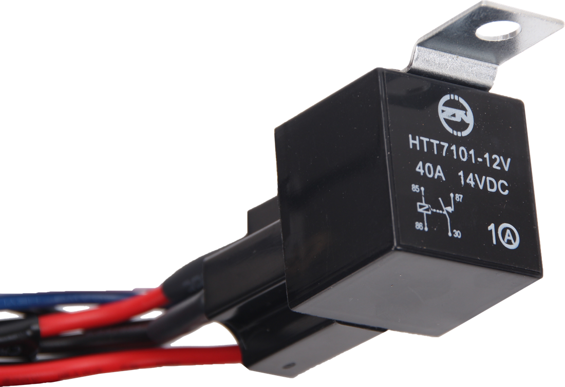 2Way Led Driving Light Wiring Loom Harness 12V 24V 40A Relay Switch
