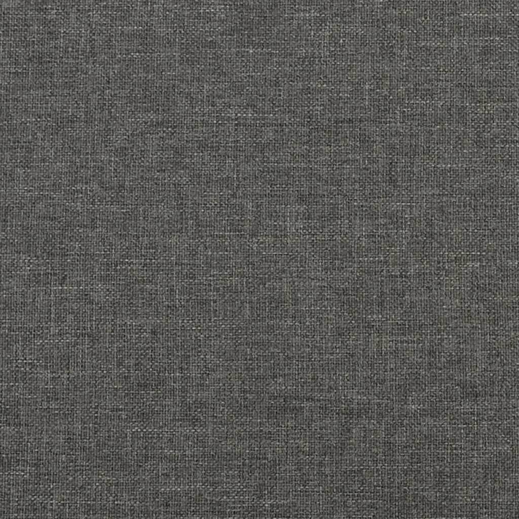 Dark Grey Queen Pocket Spring Mattress Medium Firm Fabric Foam Support
