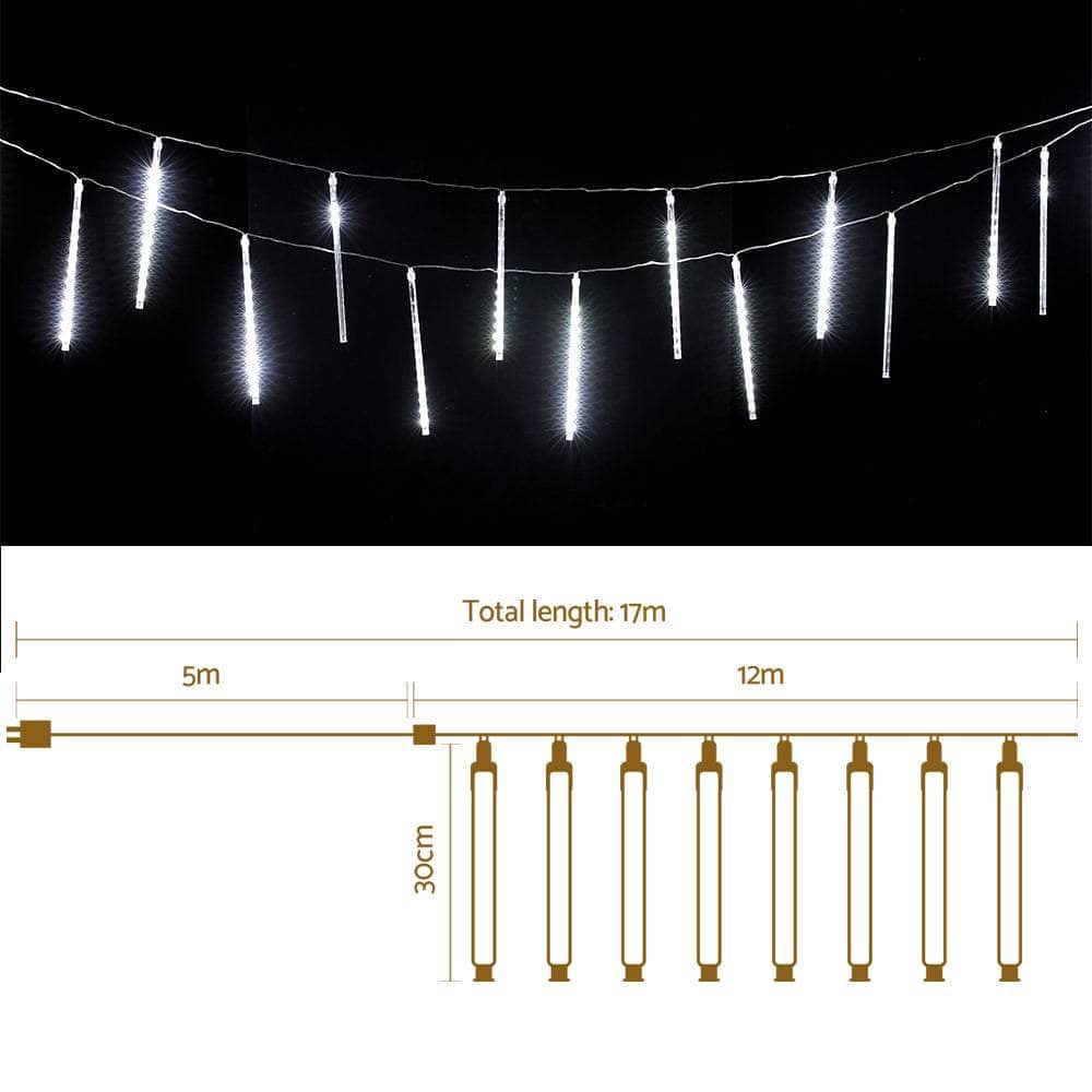 Dazzling Christmas Shower 12m Falling Rain Meteor Lights with 960 LEDs