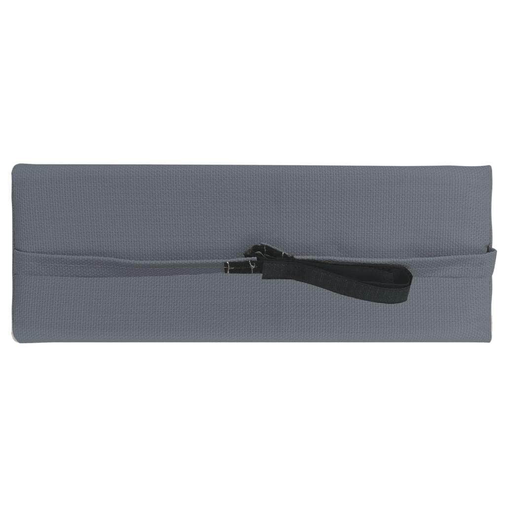 Deck Chair Headrest Grey Textilene