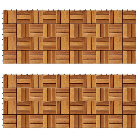 Decking Tiles  Acacia Set of 20