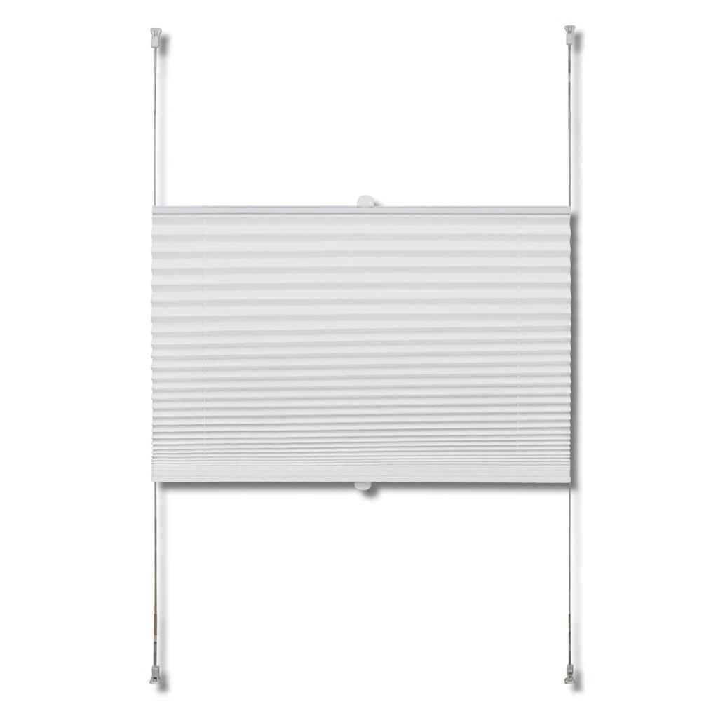Décor Plisse Blind White Pleated Blind