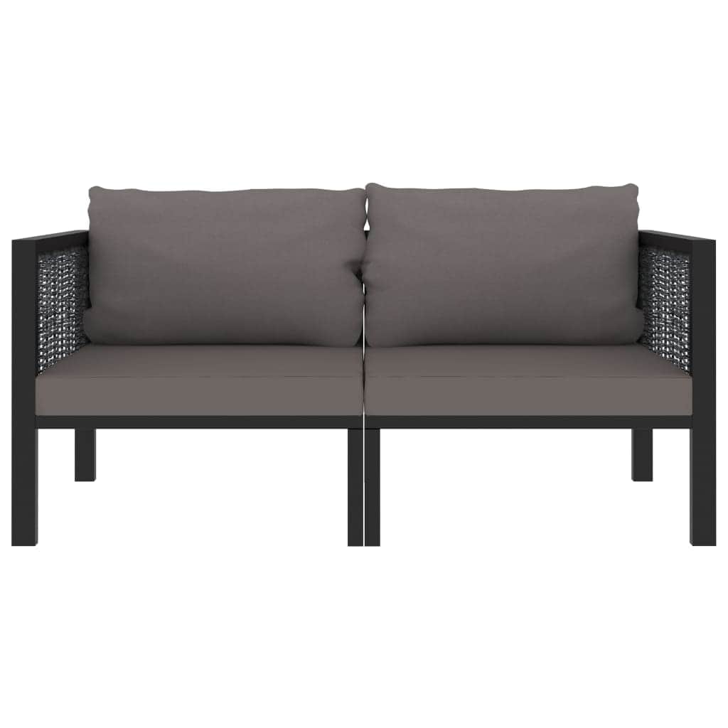 Decorative 2 Seater Sofa with Cushions Patio Setup Outdoor Living