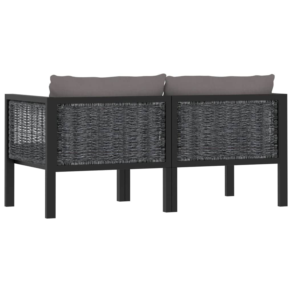 Decorative 2 Seater Sofa with Cushions Patio Setup Outdoor Living