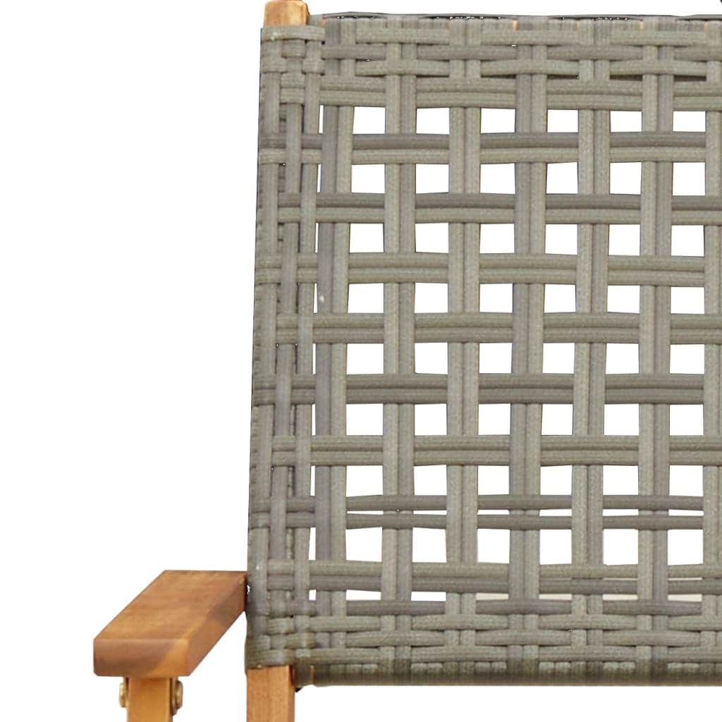 Decorative 3 Piece Bistro Set Grey Outdoor Retreat Outdoor Living
