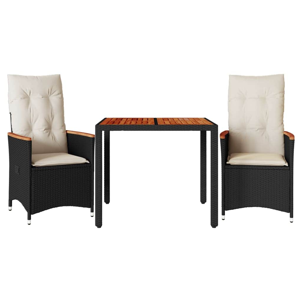 Decorative 3 Piece Bistro Set with Living Space Upgrade Boho