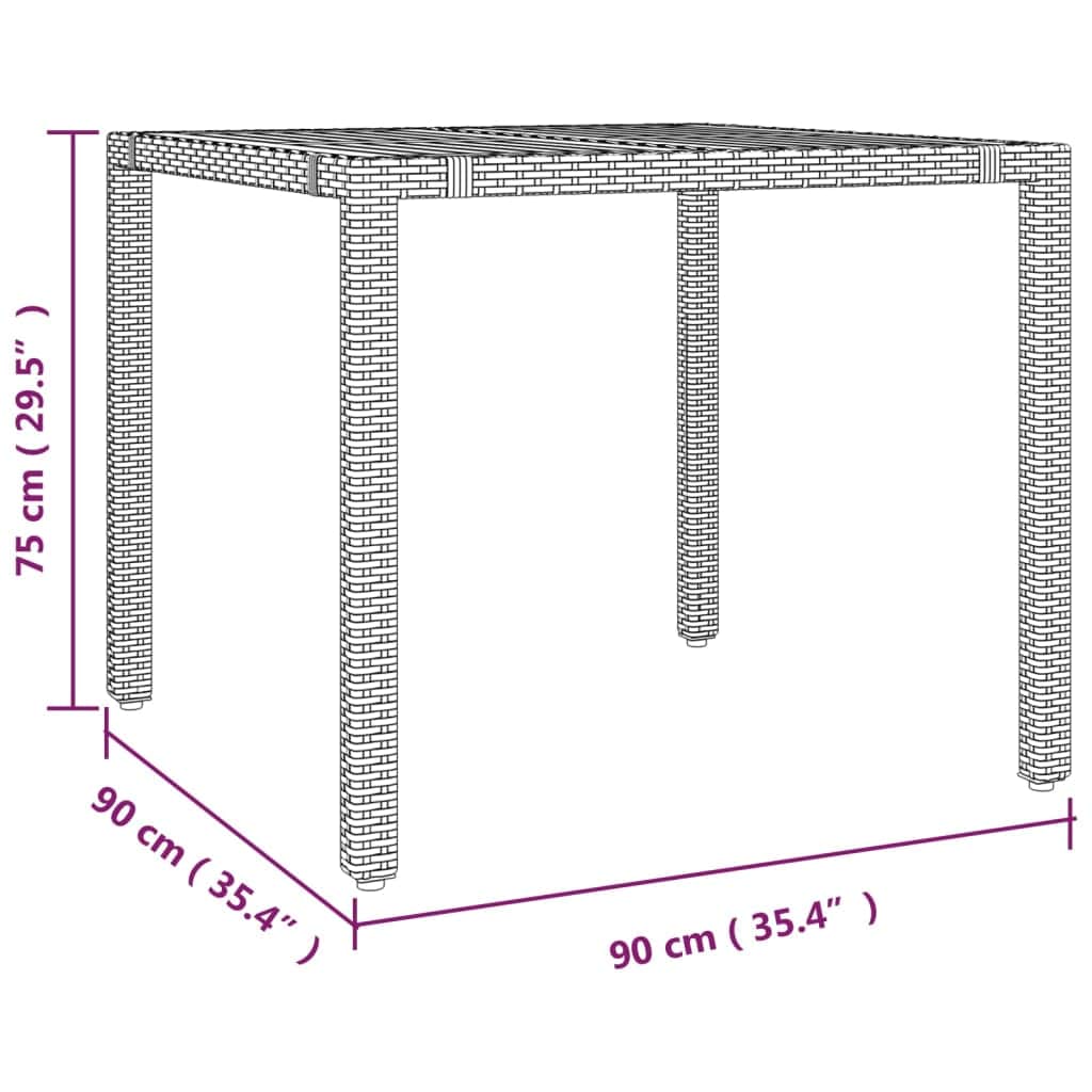 Decorative 3 Piece Bistro Set with Relaxing Seating Garden Leisure