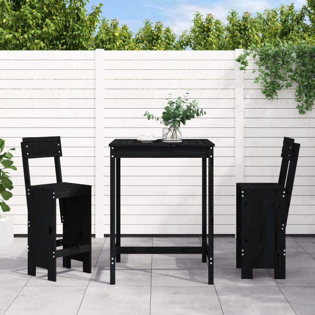 Decorative 3 Piece Garden Bar Set Outdoor Retreat Outdoor Living