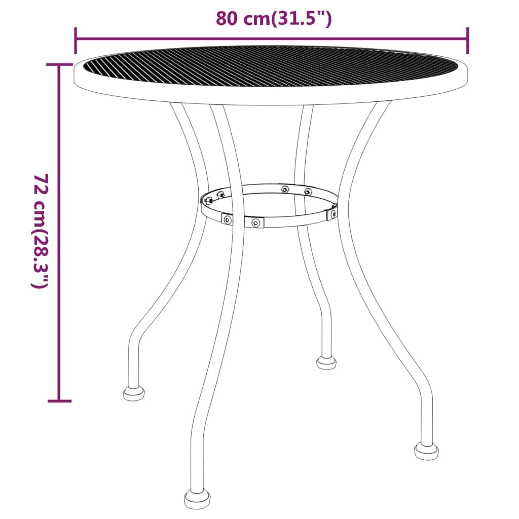 Decorative 3 Piece Garden Dining Set Home Decor Accent Home Comfort