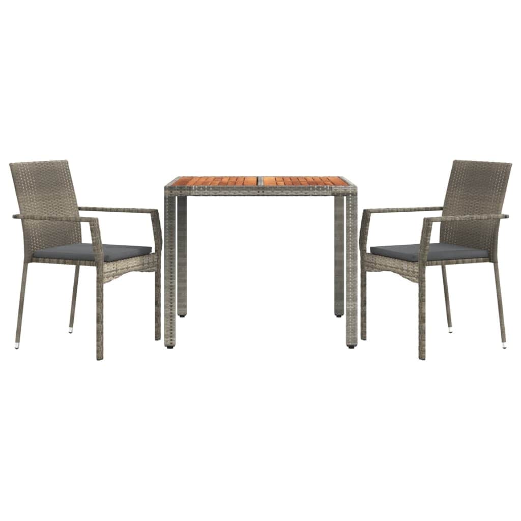 Decorative 3 Piece Garden Dining Set Home Decor Accent Patio Relax