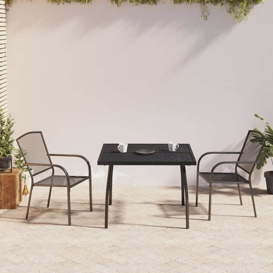 3 Piece Garden Dining Set Outdoor Retreat Patio Relax