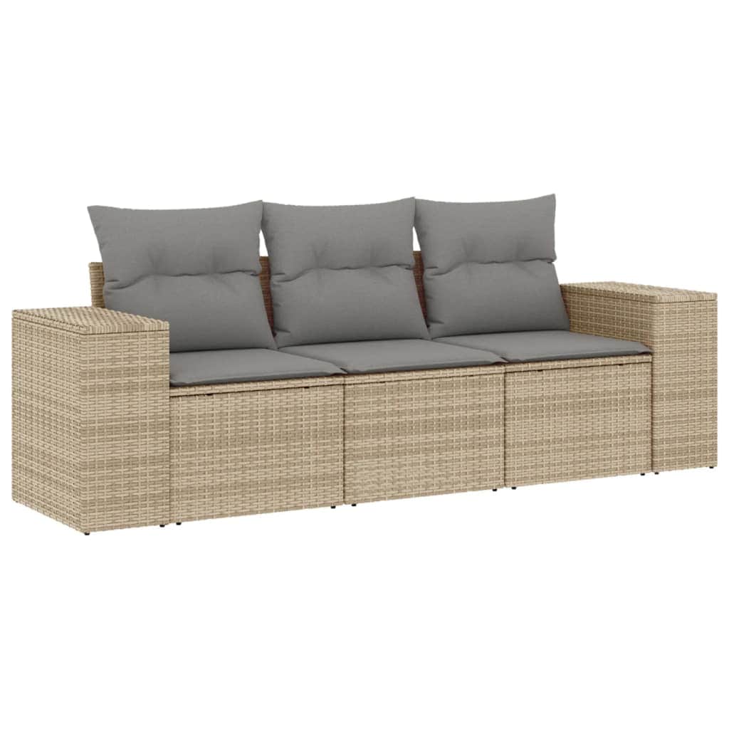 Decorative 3 Piece Garden Sofa Set Lounge Area Garden Leisure