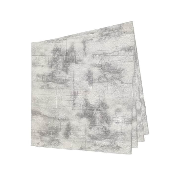 Decorative 3D Foam Wallpaper Panels Marble Brick 10Pcs