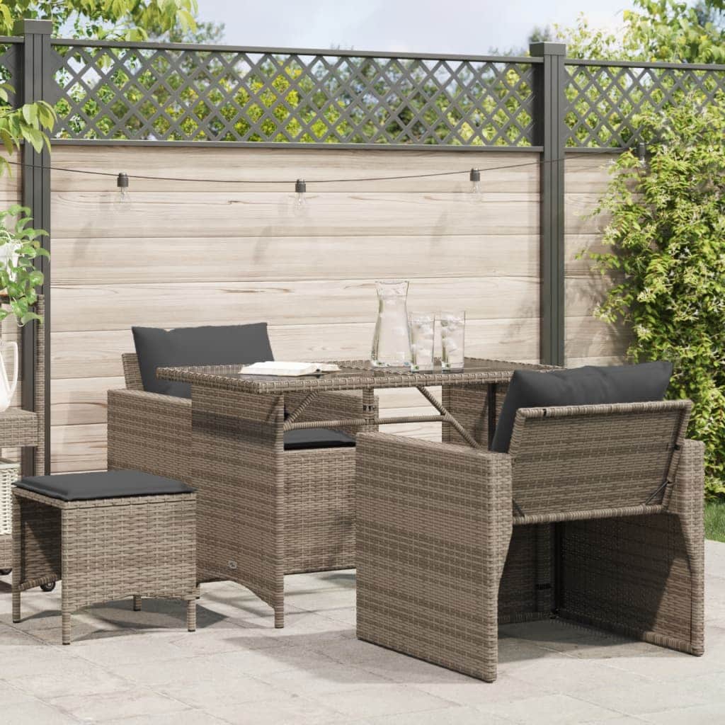 Decorative 4 Piece Garden Sofa Set Indoor Outdoor Use Summer