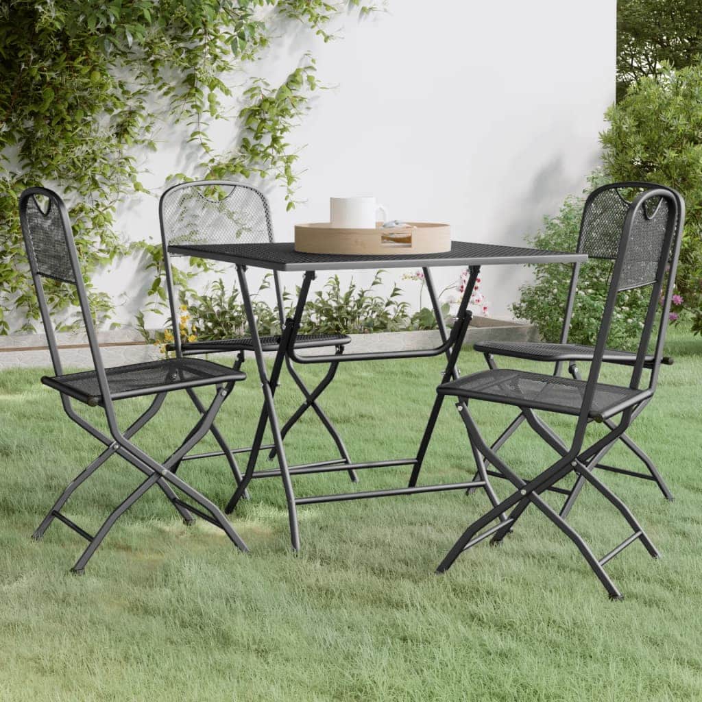 Decorative 5 Piece Garden Dining Set Outdoor Retreat Urban Style