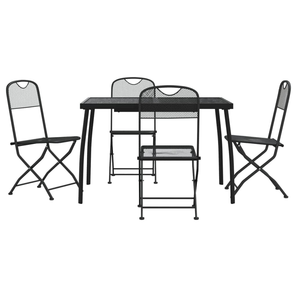 Decorative 5 Piece Garden Dining Set Patio Setup Urban Style