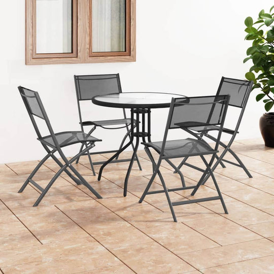 5 Piece Outdoor Dining Set Living Space Upgrade Patio Relax