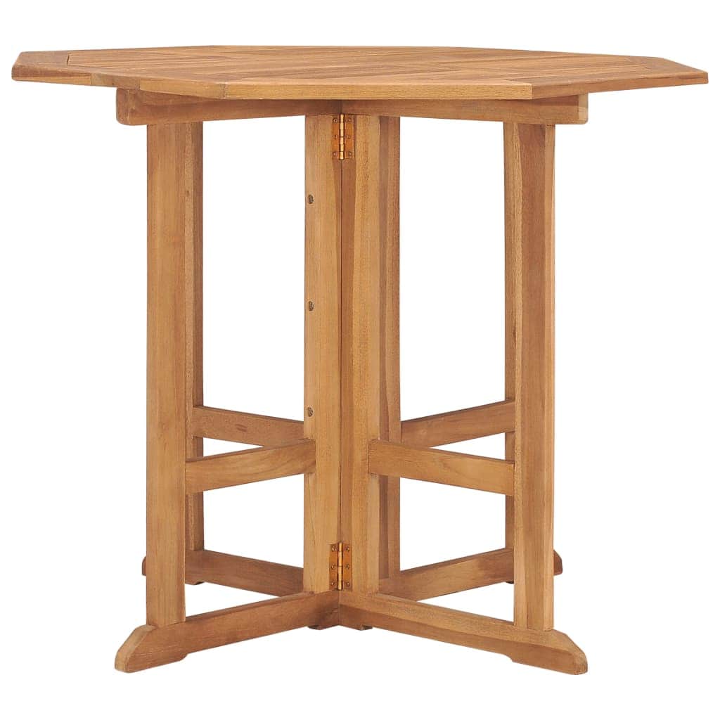 Decorative Folding Garden Dining Table 90x90x75 Home Decor Accent Patio Relax