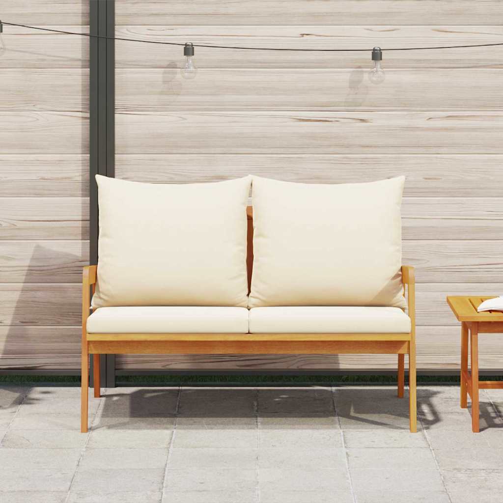Decorative Garden Bench with Cushion Oil Garden Gathering Garden Leisure
