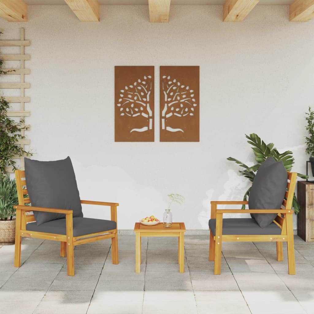 Decorative Garden Sofa Chair 2pcs with Indoor Outdoor Use Evening