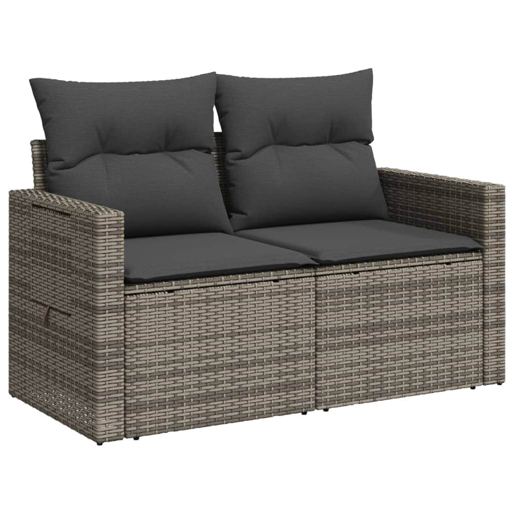 Decorative Garden Sofa with Cushions 2 Garden Gathering Evening