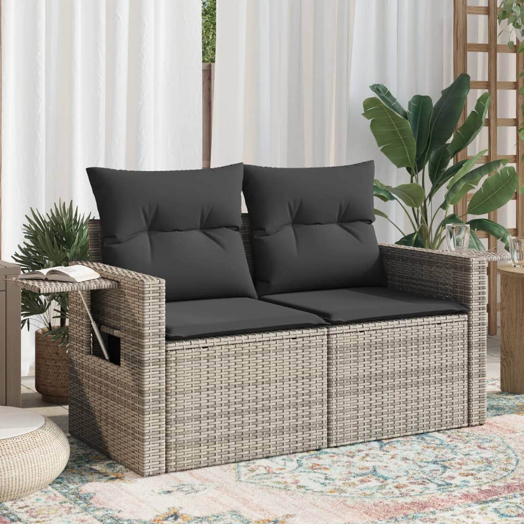 Decorative Garden Sofa with Cushions 2 Garden Gathering Evening