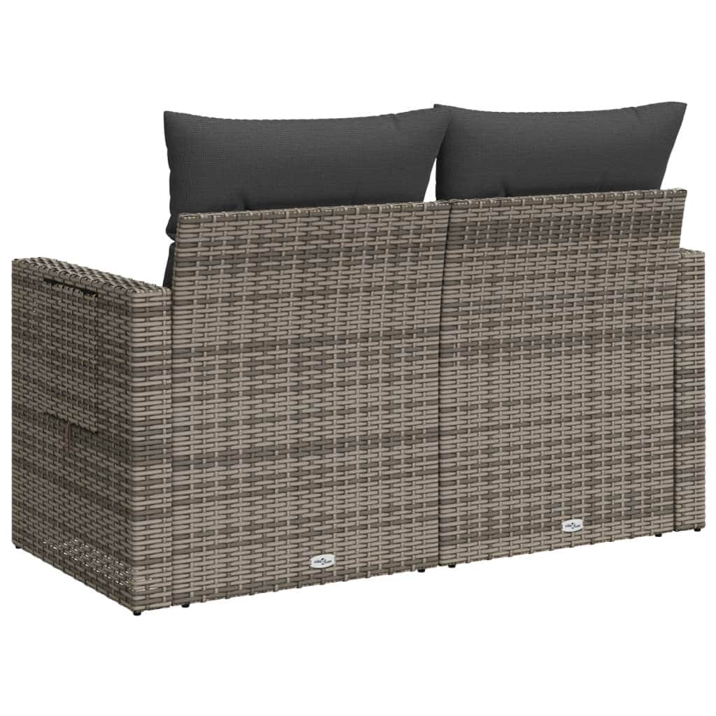 Decorative Garden Sofa with Cushions 2 Garden Gathering Evening