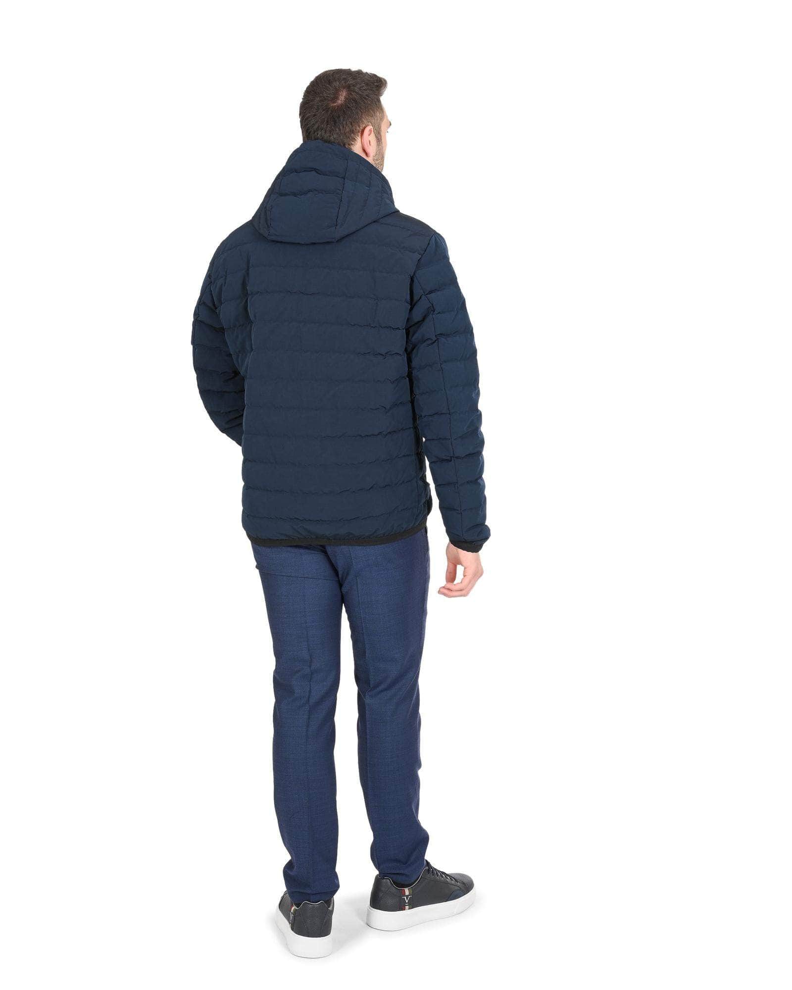 Deep Waters Men'S Navy Polyester-Polyamide Outerwear