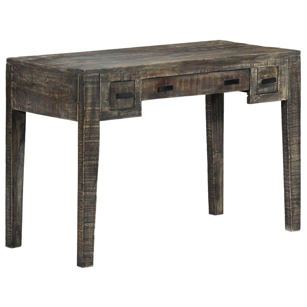 Desk Black Solid Mango Wood