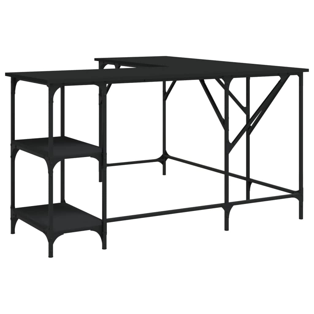 Desk Engineered Wood Black