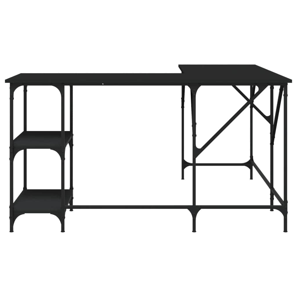 Desk Engineered Wood Black
