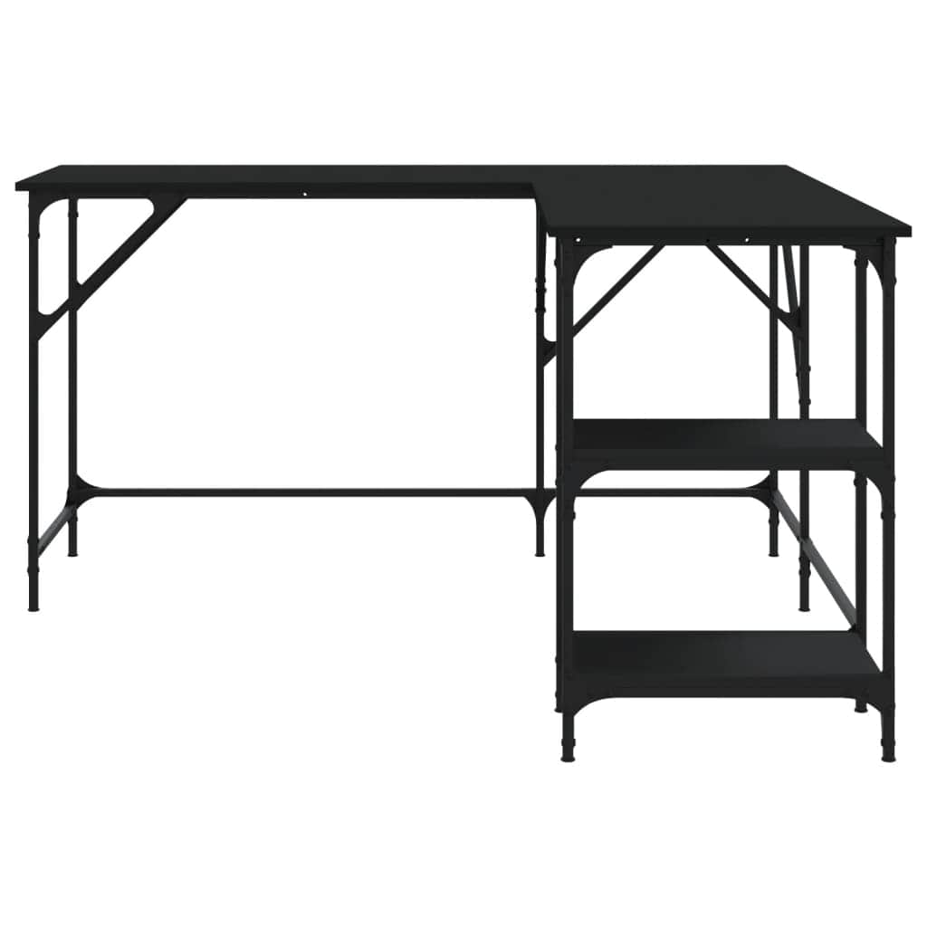 Desk Engineered Wood Black