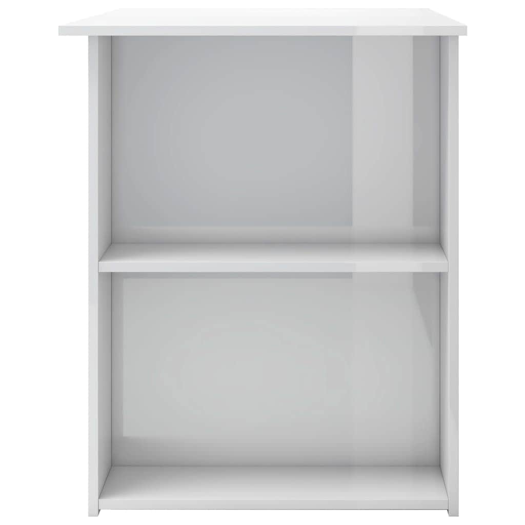 Desk High Gloss White - Chipboard