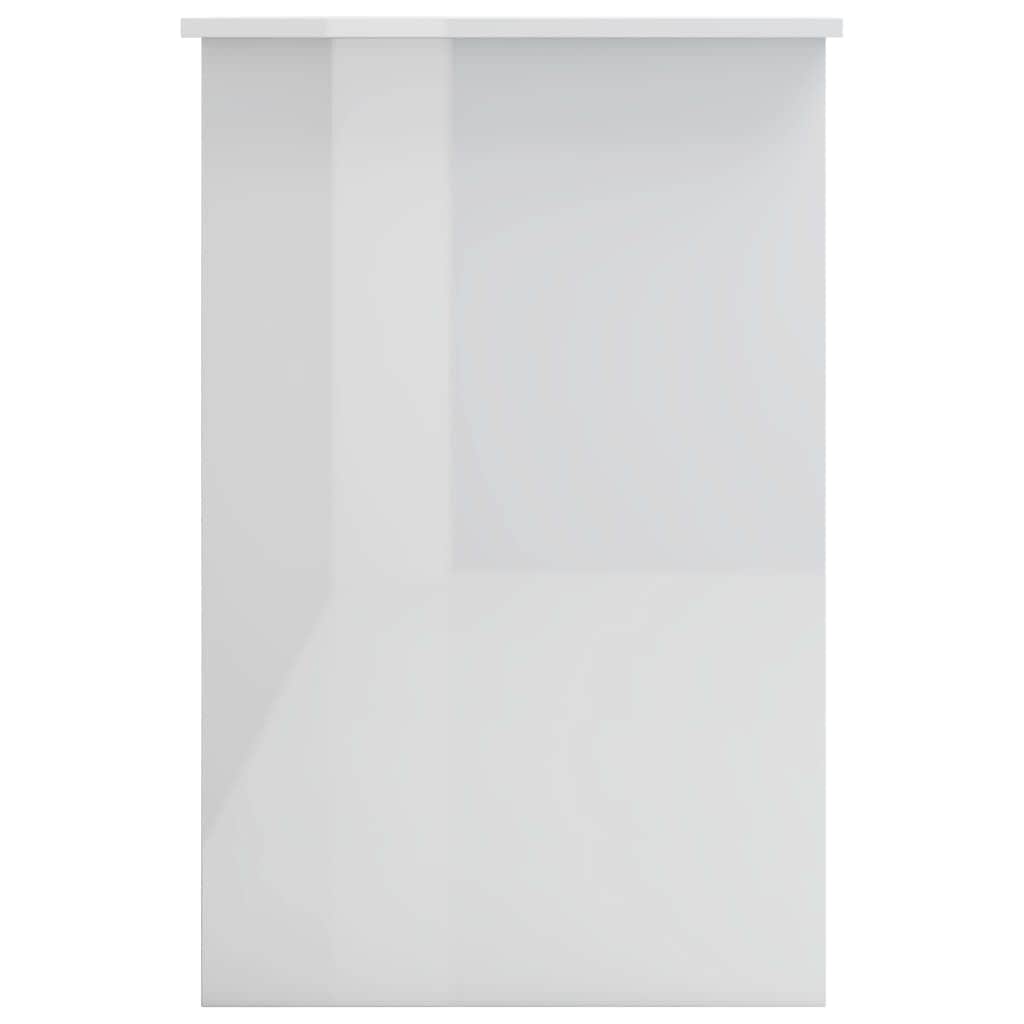 Desk High Gloss White Chipboard