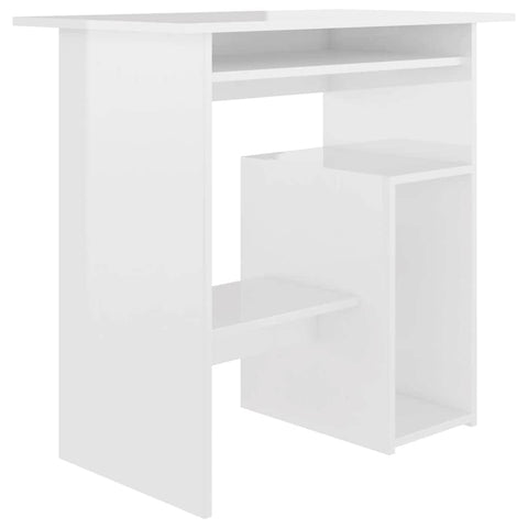 Desk High Gloss White Chipboard