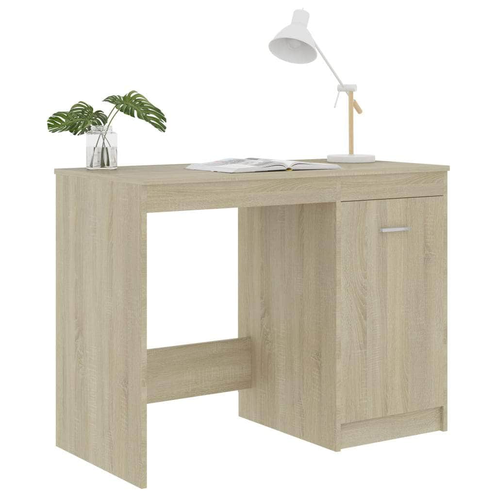 Desk Sonoma Oak Chipboard