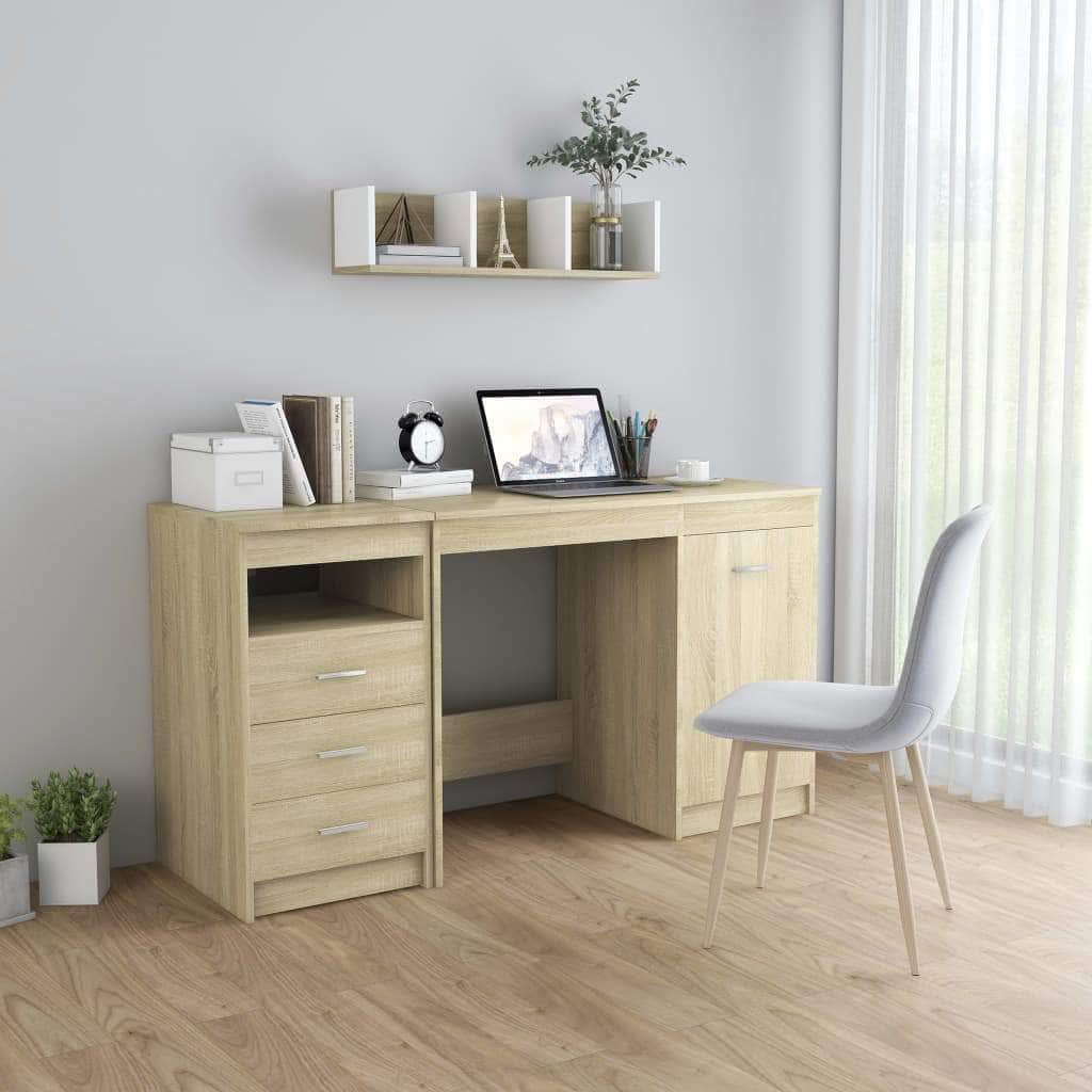 Desk Sonoma Oak Chipboard