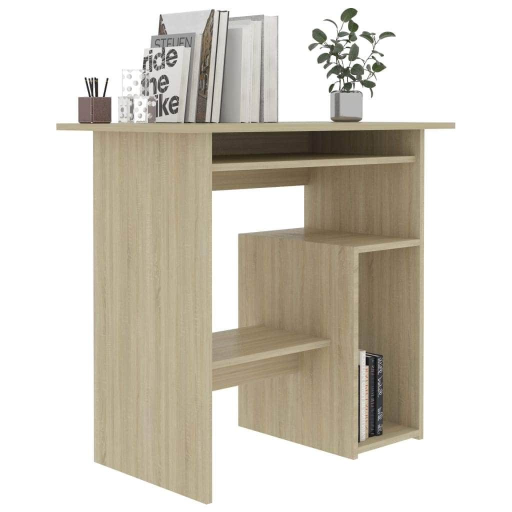 Desk Sonoma Oak Chipboard