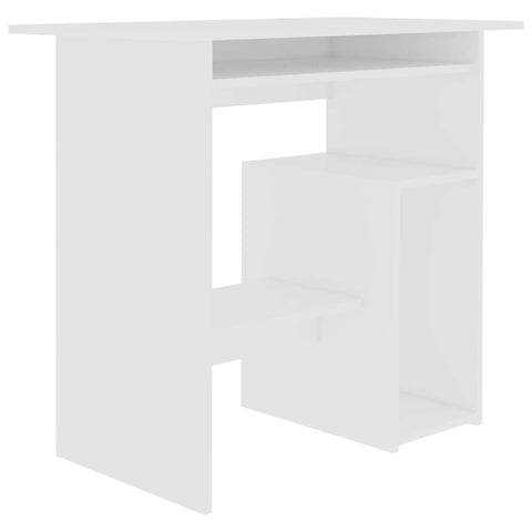 Desk White 80x45x74 cm Chipboard