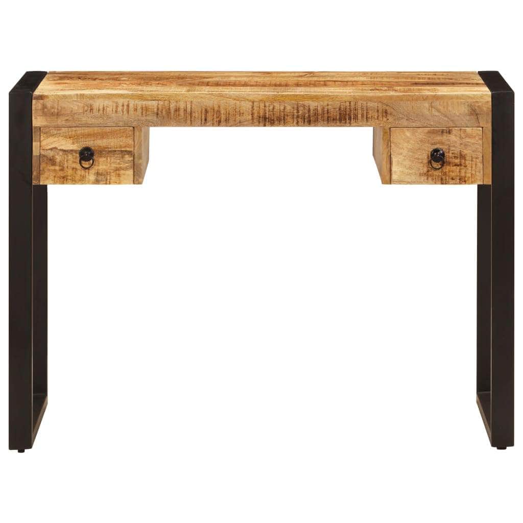 Desk with 2 Drawers Solid Mango Wood