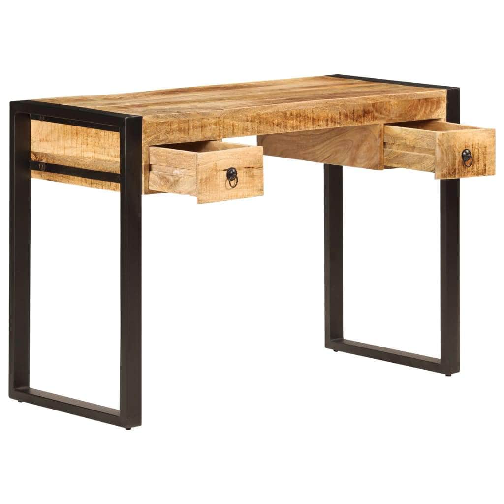 Desk with 2 Drawers Solid Mango Wood