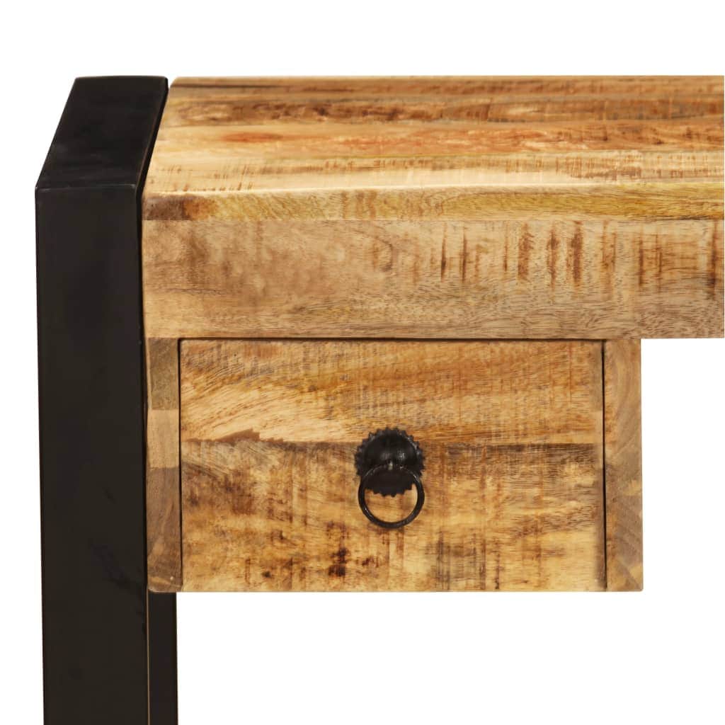 Desk with 2 Drawers Solid Mango Wood