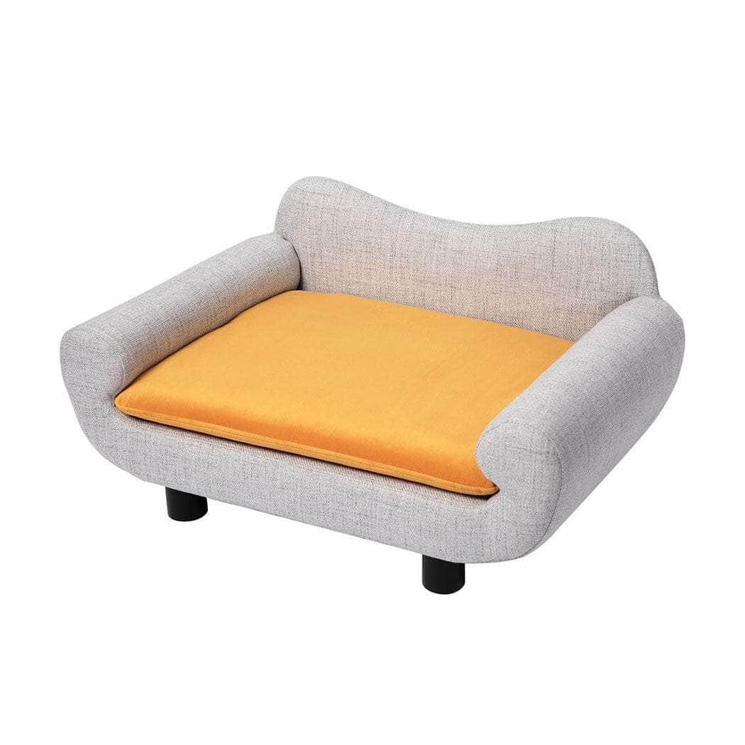 Detachable Warm Pet Sofa Bed (Grey, Small)