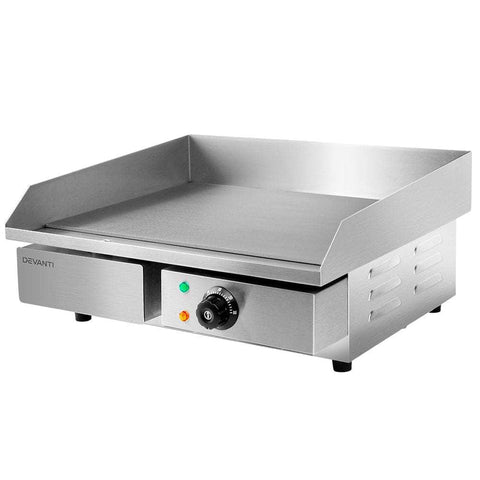 Commercial Electric Griddle 55Cm Bbq Grill Plate 3000W