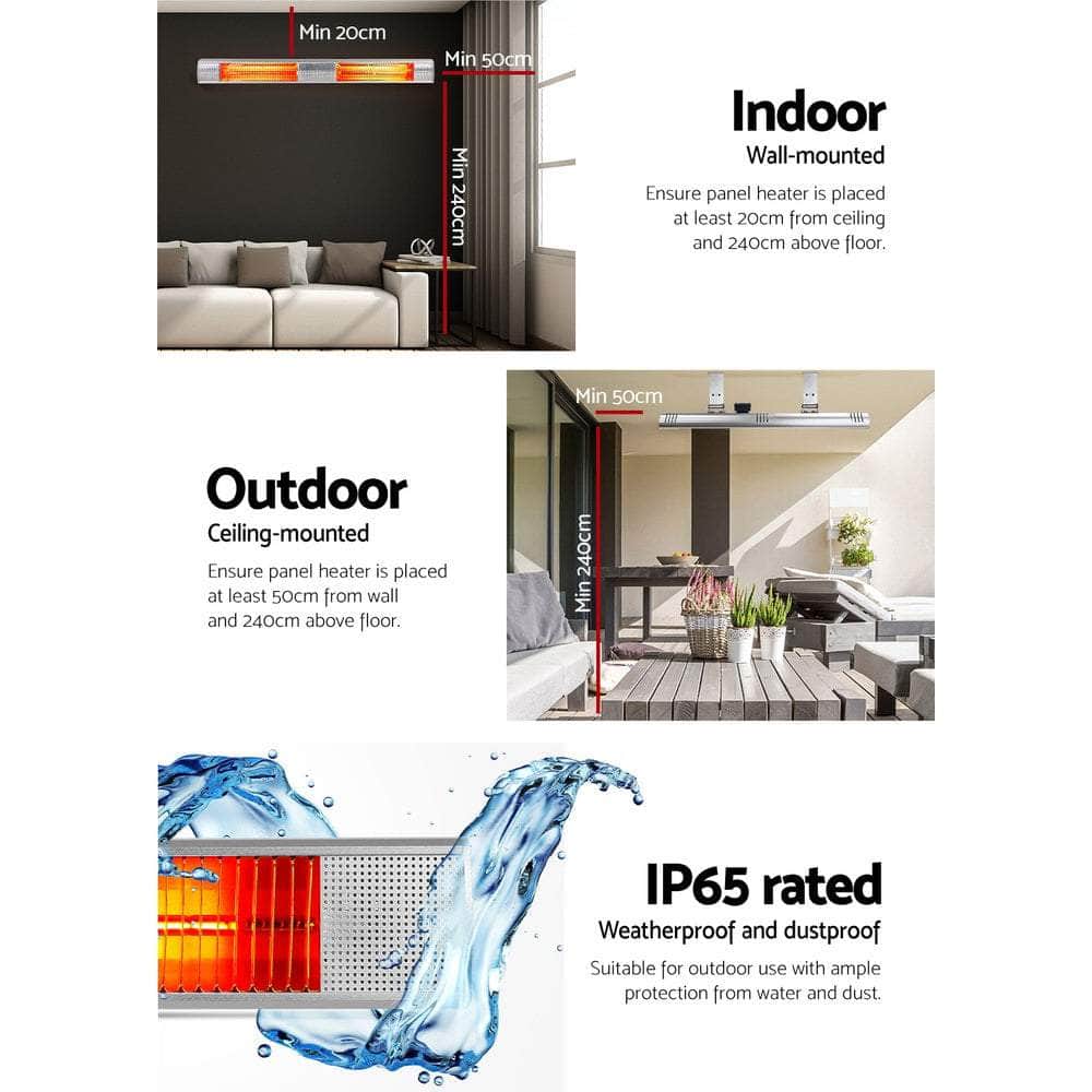 Devanti Electric Infrared Heater 3000W