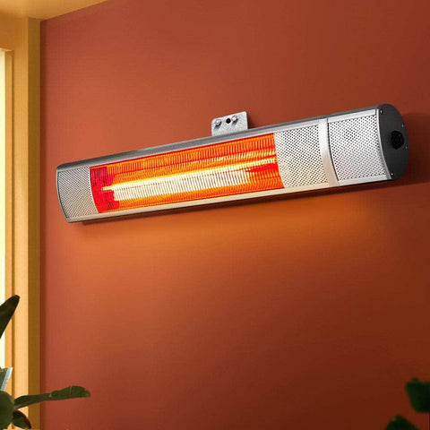 Devanti Electric Infrared Strip Heater Radiant Heaters Reamote control 2000W
