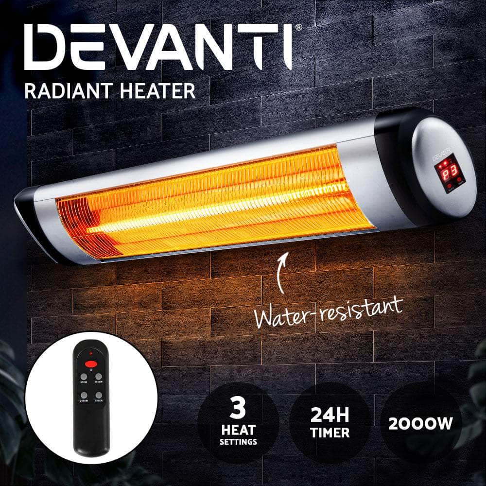 Devanti Electric Radiant Heater 2000W