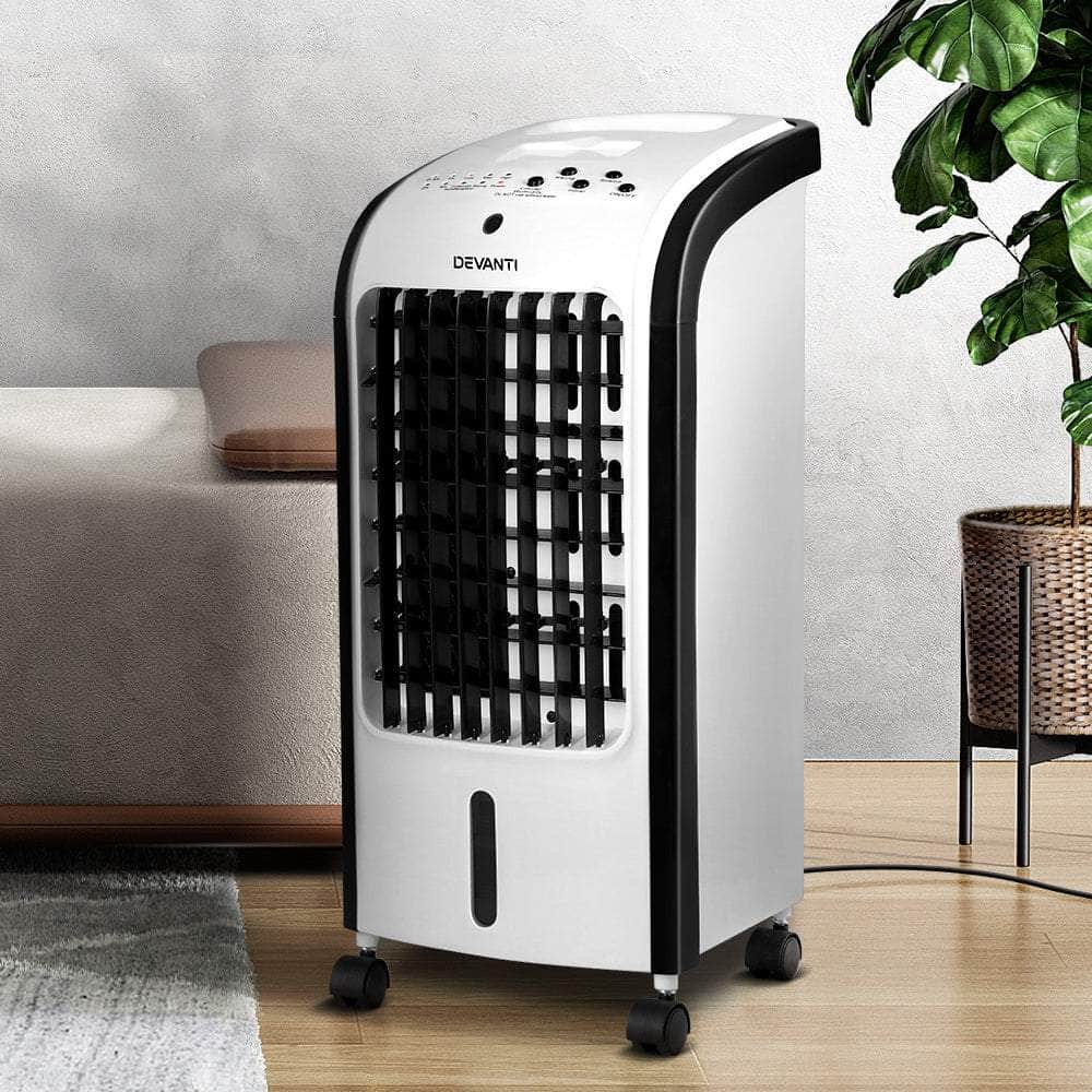 Devanti Evaporative Portable 4L Cooling Fan Humidifier
Air Cooler
